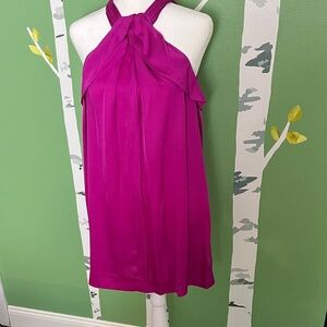Banana Republic Fuchsia Halter Dress